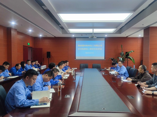 6月7日，陜西渭河彬州化工有限公司組織召開安全生產三級標準化自評會.jpg